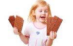 Шоколад с какого возраста можно давать ребенку